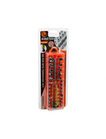 28 Pcs - Çıkar Tak Tornavida Bits Seti