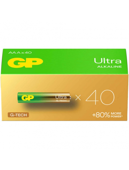 Gp Ultra Alkalin Aaa İnce Kalem Pil 40'lı Paket